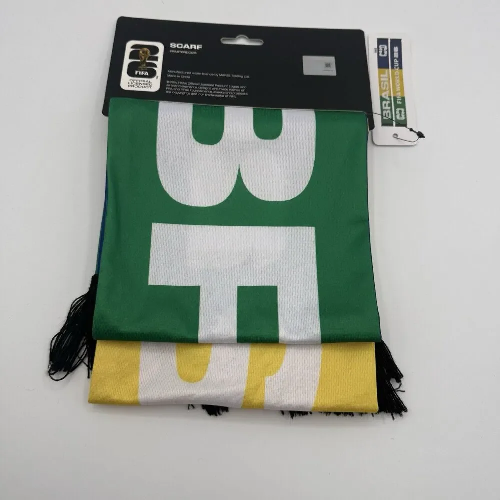 Brasil FIFA World Cup 2026  Scarf Double Sided Officially Licensed